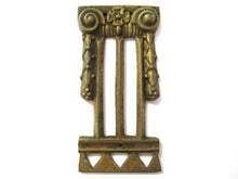 1 (ONE) Antique Brass Furniture Applique. Empire embellishment. Authentic hardware, restoration supply.