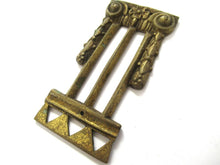 1 (ONE) Antique Brass Furniture Applique. Empire embellishment. Authentic hardware, restoration supply.