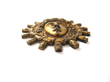 1 (ONE) Antique Brass embellishment, furniture applique, pediment.
