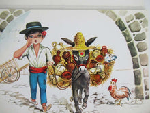 UpperDutch:Postcards,Vintage Postcards Seventies, Set of 6 Used Retro Cards 1970s.