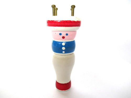 Vintage Wooden Knitting Doll, Knitting Nancy, French Knitting, Bobbin Doll, Sewing supply.