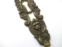 Lion Head Keyhole Cover, escutcheon, keyhole frame, victorian style.