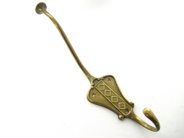 1 (ONE) Solid Brass Wall hook, Coat hook.
