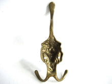 UpperDutch:Hooks and Hardware,Solid Brass Lion Head Wall hook / Coat hook. Decorative animal storage solution, coat hanger. Ornate wall fixtures.