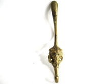 UpperDutch:Hooks and Hardware,Lion head coat hook. Solid Brass Lion Head Wall hook, Vintage Coat hook.