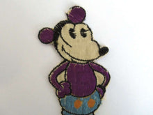 UpperDutch:Sewing Supplies,Antique Mickey Mouse applique, Very rare Collectible 1930's Mickey Mouse Applique, Vintage embroidered applique.