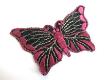 UpperDutch:Sewing Supplies,Butterfly applique, 1930s vintage embroidered applique. Sewing supply. Applique, Crazy quilt.