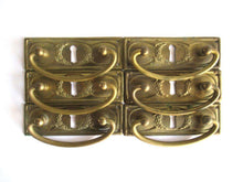 UpperDutch:Hooks and Hardware,1 (ONE) Restoration Hardware. Authentic Brass Antique Keyhole cover, Drawer Handle, Old Keyhole Plate, Escutcheon, Drop pull.