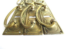 UpperDutch:Hooks and Hardware,1 (ONE) Restoration Hardware. Authentic Brass Antique Keyhole cover, Drawer Handle, Old Keyhole Plate, Escutcheon, Drop pull.