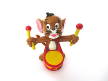Jerry with drum, Tom & Jerry, Pvc Figurine Bully 1967 MGM West Germany.