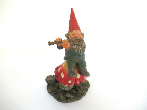 Rien Poortvliet, Gnome Playing flute on a mushroom.