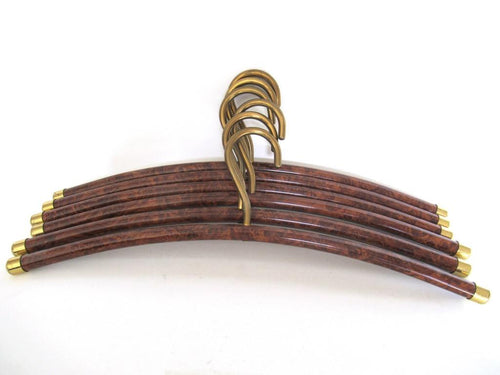 Set of 6 Vintage clothes hangers.