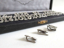 UpperDutch:Numbers,Antique Silver Plated Gero Table Numbers, Gero Silver, Wine Glass Markers, Drink markers.