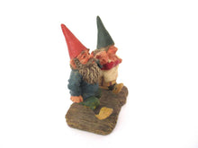 Gnomes on wooden shoes 'What a Beautiful Day' Gnome figurine after a design by Rien Poortvliet.