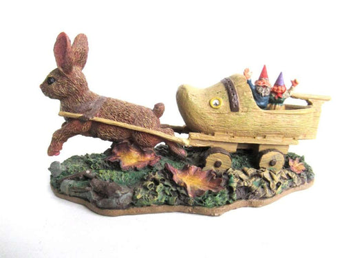 UpperDutch:Land of Magiful,Classic Gnomes Villages 'Sailing Away' after a design by Rien Poortvliet.
