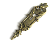 Vintage escutcheon. Keyhole cover for restoration decoration and other projects.
