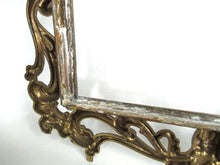 UpperDutch:Home and Decor,Vintage Brass plated Victorian Style Frame. Made in Italy.