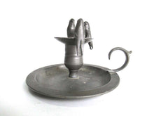 UpperDutch:Candelabras,Vintage metal / tin candlestick holder with birds.