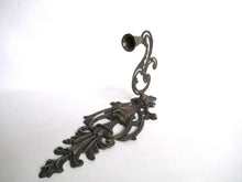 UpperDutch:Candelabras,Wall sconce, brass plated wall sconce candle holder.