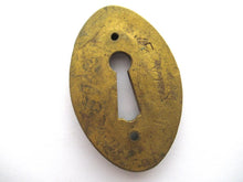 Antique Ornate Keyhole Cover, Escutcheon.