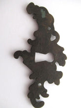 Antique Escutcheon, keyhole cover, Restoration hardware.