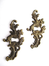 Antique Escutcheon, keyhole cover, Restoration hardware.