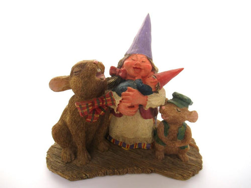 Classic Gnomes 'Living Together' Gnome Figurine after a design by Rien Poortvliet.