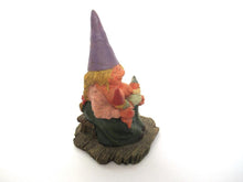 Breastfeeding Gnome figurine after a design by Rien Poortvliet 'Catherine with baby's '. Twin gift