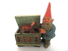'Max' Classic Gnomes after a design by Rien Poortvliet, Gnome with chest.