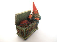 'Max' Classic Gnomes after a design by Rien Poortvliet, Gnome with chest.