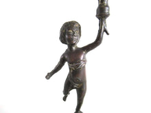 UpperDutch:,Putti Candle Holder. Brass Plated Candle holder. Cherub, Putti. French home decor.