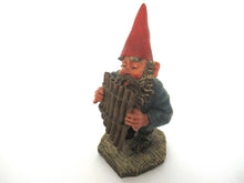 'Andreas' Gnome playing pan flute figurine after a design by Rien Poortvliet. Part of the Classic Gnomes series designed by Rien Poortvliet