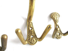 UpperDutch:,Coat hooks - Set of 3 Wall hooks - Coat hook - Ornate - Victorian style hooks - Brev, Vcr made in Italy.