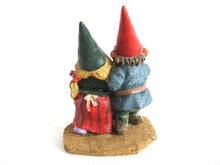 UpperDutch:,Classic Gnomes 'Looking to the Moon' Gnome figurine after a design by Rien Poortvliet.