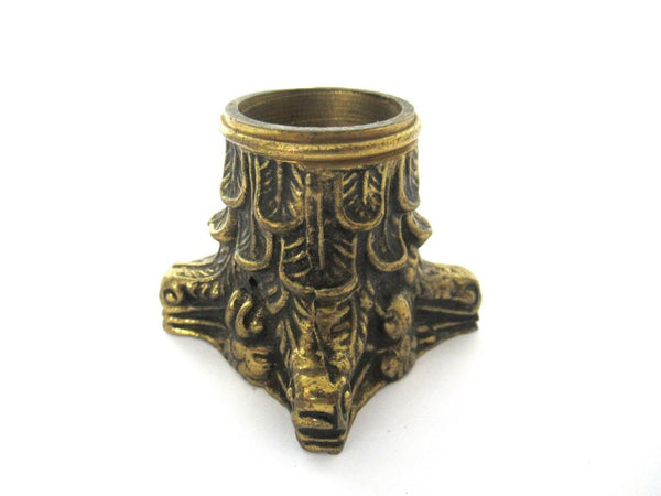 Antique Solid Brass Cabinet Hardware, table leg embellishment.