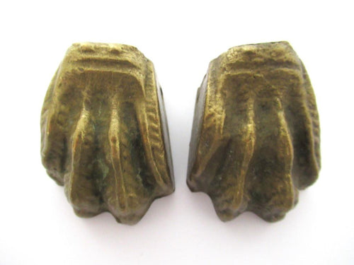 Set 2 pcs Brass Lion Paws, Solid Brass Claws / Feet, Cabinet Hardware, Foot Set 2 pcs Brass Lion Paws, Solid Brass Claws / Feet, Cabinet Hardware, Foot.