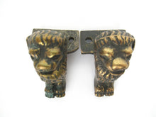 Antique Brass Lion furniture embellishments, Solid Brass Feet.