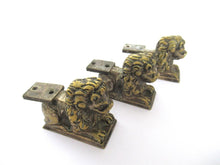 Antique Lion furniture embellishments, Solid Brass Feet.