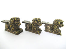Antique Lion furniture embellishments, Solid Brass Feet.