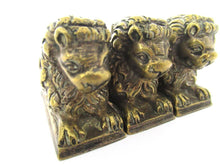 Antique Lion furniture embellishments, Solid Brass Feet.