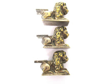 Antique Lion furniture embellishments, Solid Brass Feet.