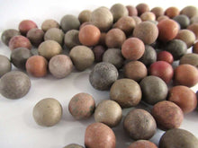 UpperDutch:,Set of 75 Antique Clay Marbles, old marbles.