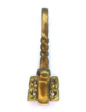 1 (ONE) Brass Ornate Wall hook, Coat hook. Coat rack supply, storage solutions.