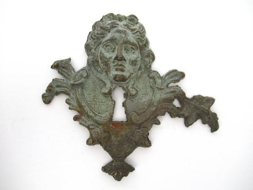 Antique Escutcheon, Empire, Keyhole cover.