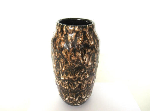 Scheurich West Germany Vase Fat Lava 242-22, collectible pottery.