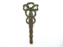 Antique Ornate Brass Embellishment, Ornament, Bow.