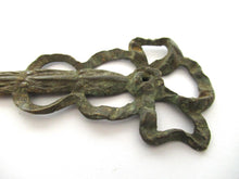Antique Ornate Brass Embellishment, Ornament, Bow.
