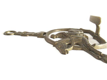UpperDutch:Wall hook,1 (ONE) Large Horse hook made in Italy, 9 INCH, Antique Solid Brass Ornate Wall hook, Horse, Equestrian Coat Hook - Horse race.