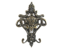 UpperDutch:Wall hook,Set of 3 Antique Coat hooks, Wall hooks, Ornate Victorian style hooks, Brev made in Italy.