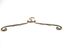 UpperDutch:Bride Hanger,1 (one) Brass Clothes Hanger, Clothes Hangers, Antique French Coat hanger, Wedding dress hanger.